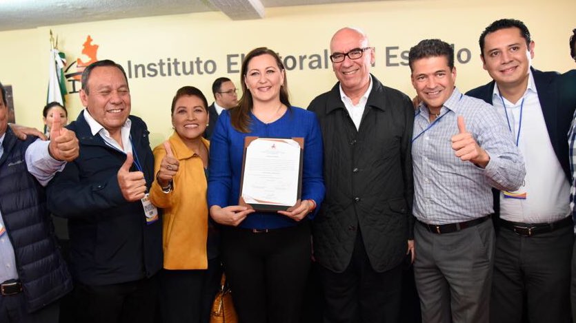 Otorgan constancia a Erika Alonso como gobernadora electa de Puebla