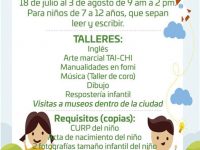 Ofrecerá Municipio y DIF de Santa Lucía diferentes cursos de verano en estas vacaciones