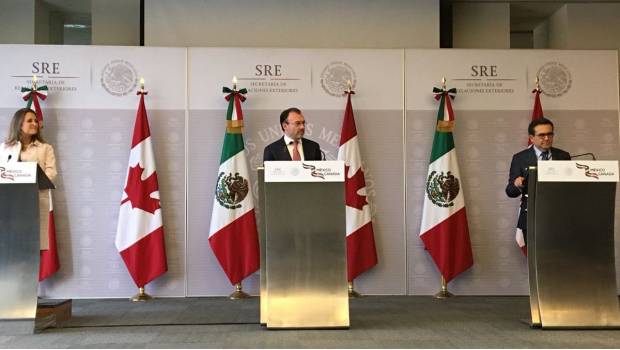 Pide Freeland trabajar por un TLCAN que sea ‘ganar, ganar, ganar’