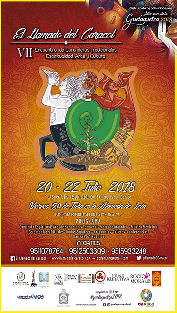 Realizarán en Oaxaca el VII encuentro de curanderos “El Llamado del Caracol”