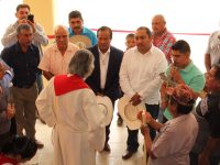 Inaugura Horacio Antonio obra por más de 5 MDP en la agencia de Santa María Asunción, Roaló