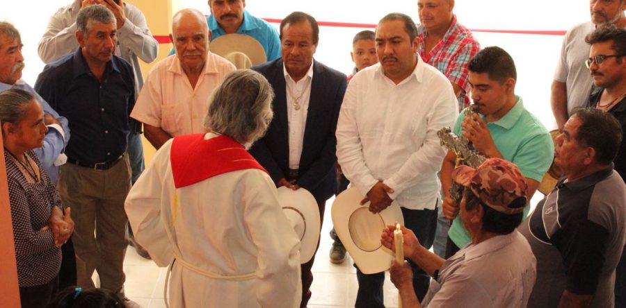 Inaugura Horacio Antonio obra por más de 5 MDP en la agencia de Santa María Asunción, Roaló