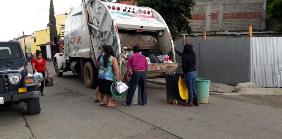Santa Lucía avanza, mejorando el servicio de recolección de basura: Raúl Cruz