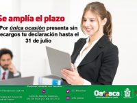 Se amplía periodo para la presentación de declaraciones bimestrales