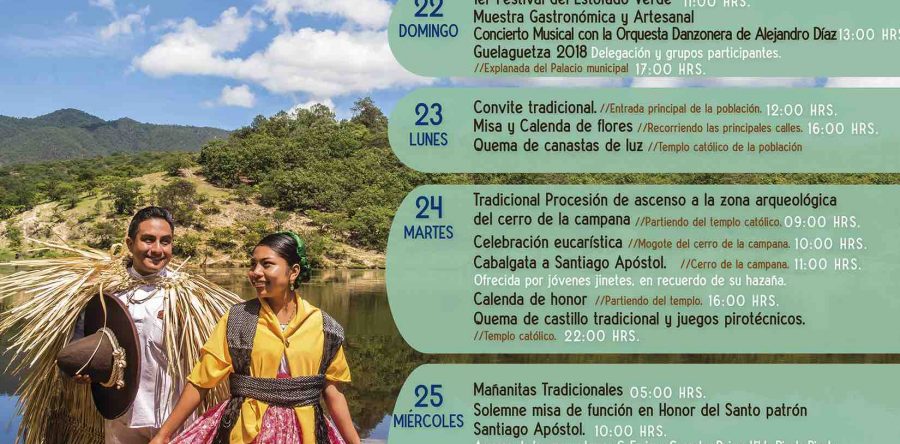 Sectur Oaxaca invita a disfrutar la Fiesta Titular de Santiago Suchilquitongo