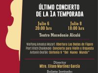 Seculta invita al cierre de la primera temporada 2018 de la Orquesta Sinfónica de Oaxaca