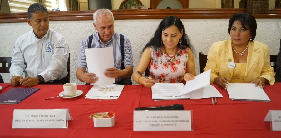 Suscribe IOAM convenio con Trinity College London en beneficio de jóvenes migrantes