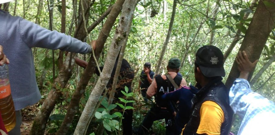Tras operativo, localizan cuerpo de persona extraviada en la zona Mazateca