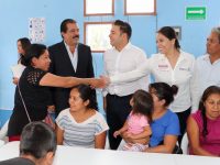 Verifican Sedesol y Sedesoh funcionamiento del comedor comunitario de Rancho Nuevo, uno de los 250 instalados en Oaxaca