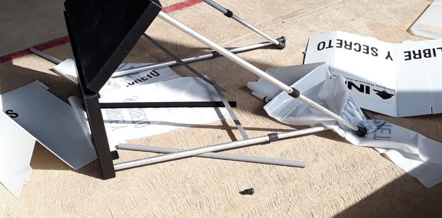 Quema de boletas, manifestaciones, coacción del voto, algunas incidencias del proceso electoral