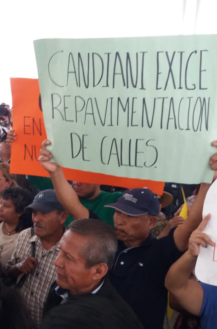 Protestas de vecinos de Candiani logran atención del gobernador; autoridades municipales los han abandonado expusieron