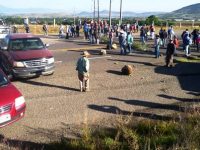 Agencias de Ejutla con bloqueo piden recursos