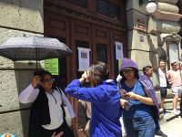 Por el retraso en la venta de boletos de los conciertos de la Guelaguetza realizan bloqueo