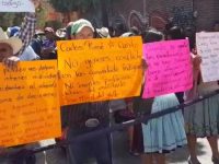 Protestan habitantes de San Miguel Del Valle contra la CONAFORT