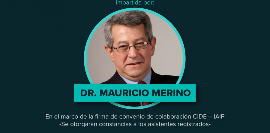 Impartirá Mauricio Merino conferencia magistral en Oaxaca