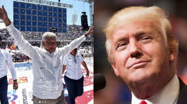 Donald Trump felicita a López Obrador por virtual triunfo