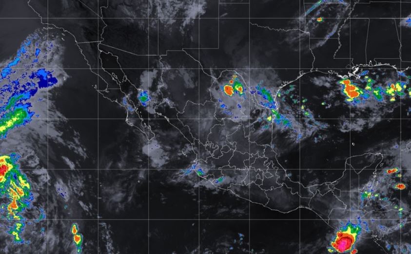 Prevén temporal de lluvias a partir de hoy en el sureste del país