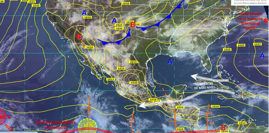 Se prevén tormentas puntuales muy fuertes en Sonora, Chihuahua, Oaxaca, Chiapas y Veracruz