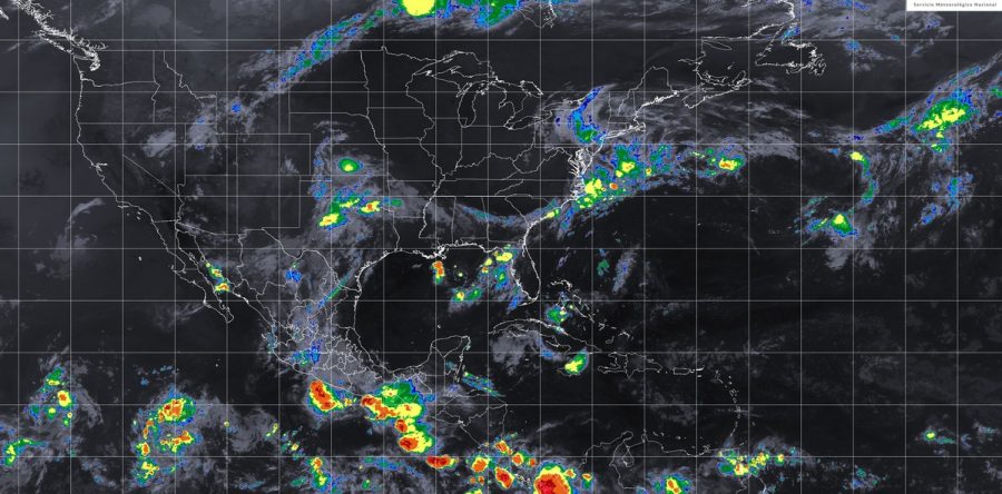 Se prevén lluvias localmente intensas en el norte, occidente y sur del país