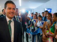 “Caliento global”: dice Peña Nieto en inauguración del Mundial de Robótica