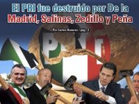 El PRI fue destruido por De la Madrid, Salinas, Zedillo y Peña: Carlos Ramírez