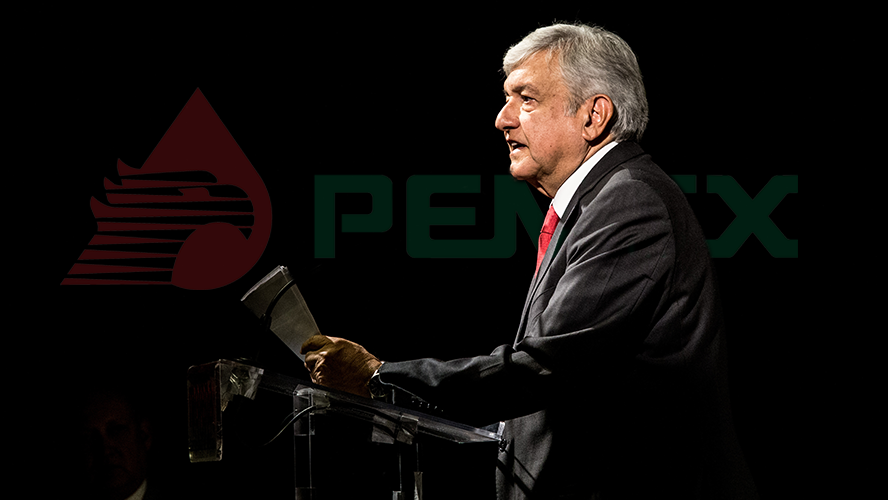 AMLO buscaría fortalecer a Pemex y suspendería 2 años subastas petroleras: WSJ