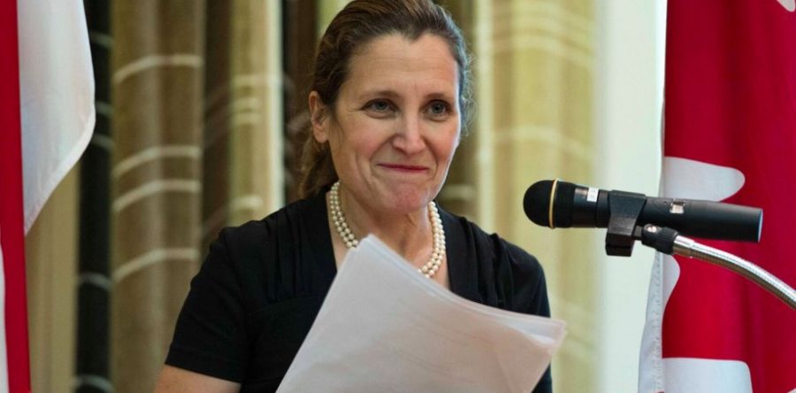 Canadá está alentada por conversaciones sobre el TLC: Freeland