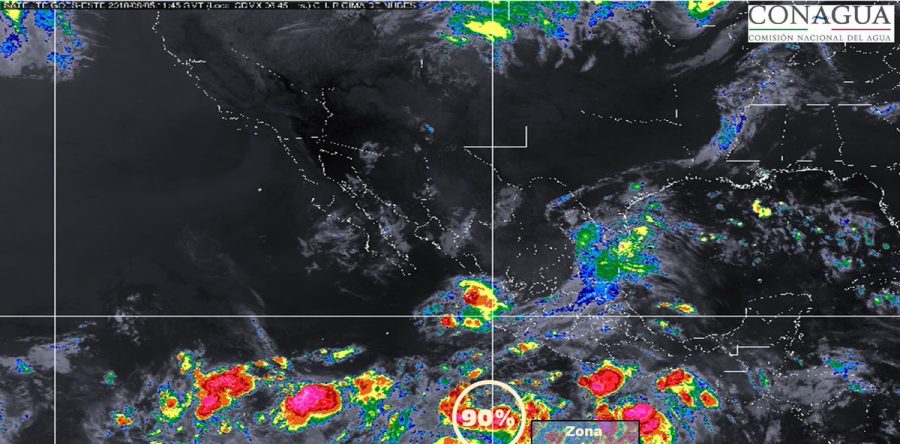 Se establece alerta azul para Costas de Oaxaca por Depresión Tropical “ONCE-E”