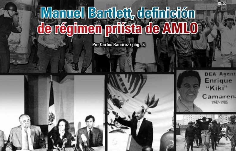 Manuel Bartlett, definición de régimen priísta de AMLO: Carlos Ramírez