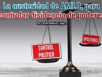 La austeridad de AMLO, para controlar disidencia de poderes: Carlos Ramírez