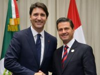 EPN y Trudeau conversan sobre negociaciones del TLC