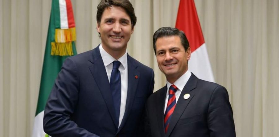 EPN y Trudeau conversan sobre negociaciones del TLC