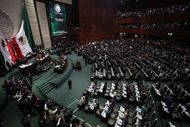 Entregan mesa directiva en Cámara de Diputados