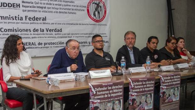 Estado mexicano, principal agresor de defensores de DDHH: ONG