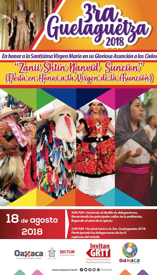 Realizará Tlacolula su Guelaguetza y Feria Gastronómica