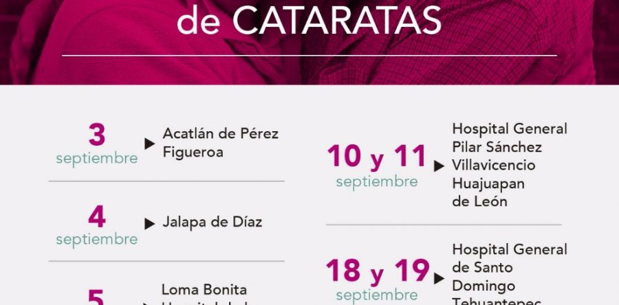 Invita SSO a valoraciones de detección de cataratas