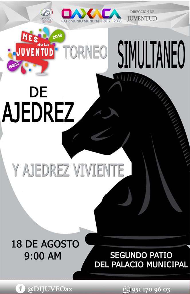 Invitan a los juegos simultáneos de ajedrez a realizarse este sábado