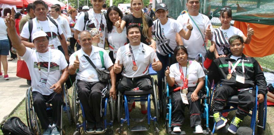 Ivette Morán de Murat acompaña a la Delegación Oaxaqueña en la Paralimpiada Nacional 2018 en Colima