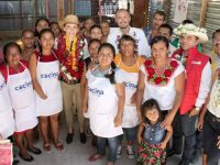 Ivette Morán de Murat realiza gira de trabajo en la Agencia de San Cristóbal, Villa Sola de Vega