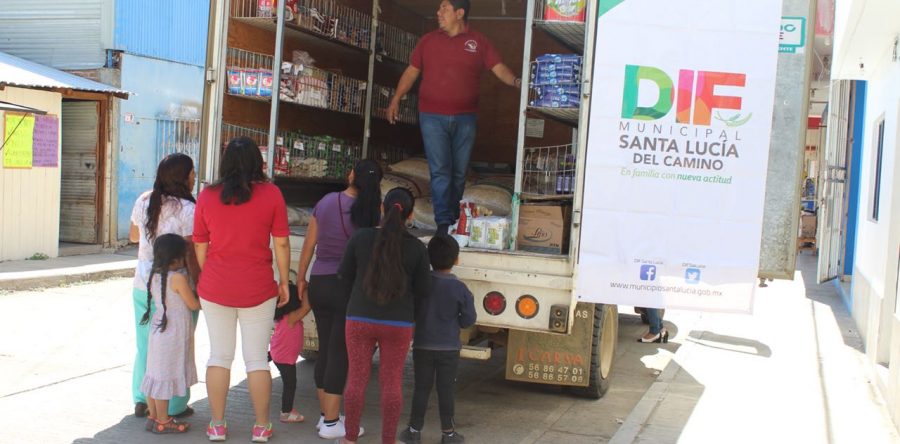 Lleva Gobierno de Santa Lucía las tiendas móviles de DICONSA a todas las agencias y colonias