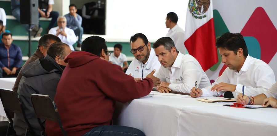 En Quinta Audiencia Pública, Alejandro Murat refrenda apoyo con la Sierra Juárez
