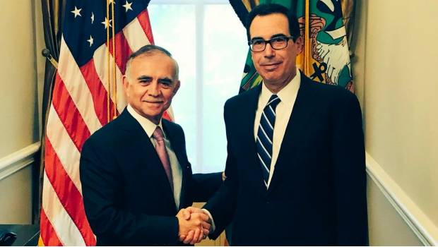 Se reúnen Alfonso Romo y Steven Mnuchin en Washington