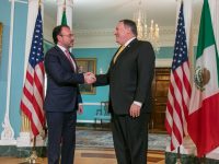 Videgaray y Pompeo hablan de seguridad y migración