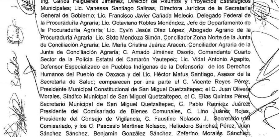 Deja conflicto agrario entre comunidades mixes dos muertos