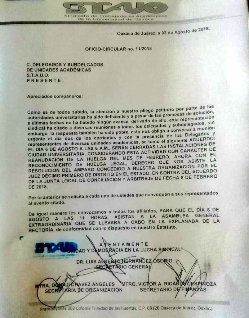 Deriva violencia toma de instalaciones de la UABJO
