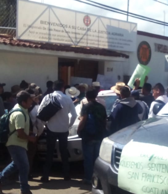 Exigen campesinos cumplimientos de sentencias agrarias