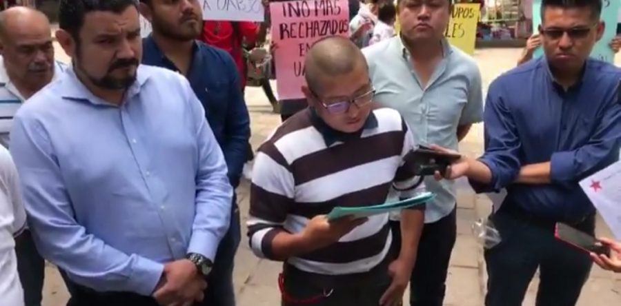 Exigen alto a la violencia y corrupción en la UABJO; exigen frenar incremento del pasaje