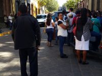 Exigen antorchistas atención directa de Murat Hinojosa