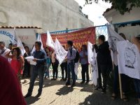 Protestan organizaciones sociales en la DDHPO