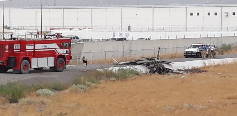 Cae avioneta en inmediaciones del Aeropuerto de Cd. Juárez